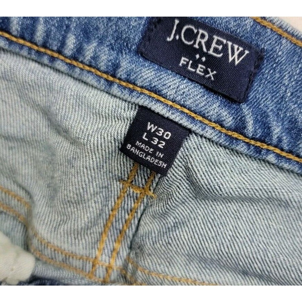 J CREW Re-Imagined Flex Slim Blue Men Jeans Size 30×32 - Picture 6 of 8